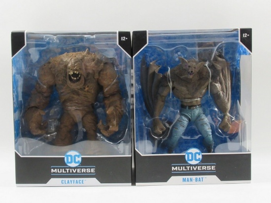 McFarlane DC Multiverse Clayface + Man-Bat Megafigs Figures