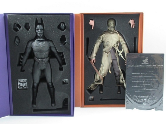 Batman Begins - Hot Toys Batman Demon and Scarecrow Figures (MMS-140)