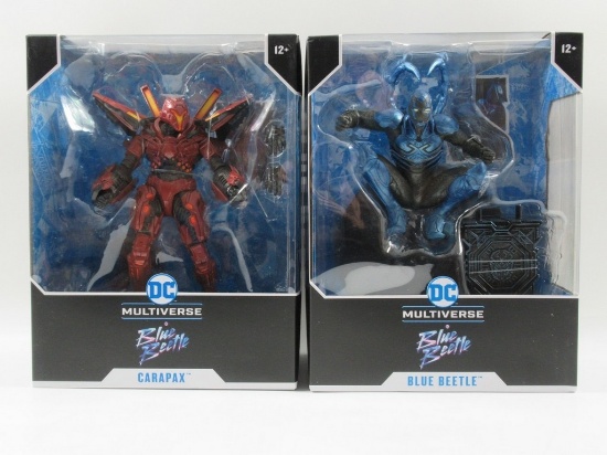 McFarlane DC Multiverse Blue Beetle + Carapax Megafigs Figures