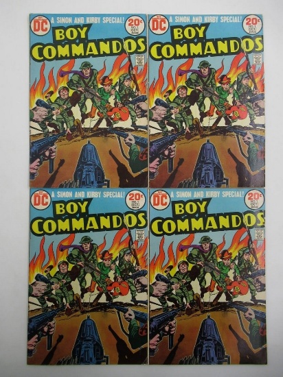 Boy Commandos #1 (1973) x4/Jack Kirby
