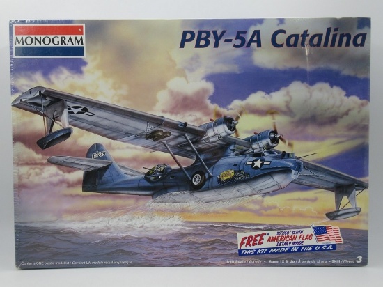 PBY-5A Catalina Monogram 1:48 Scale Airplane Model Kit
