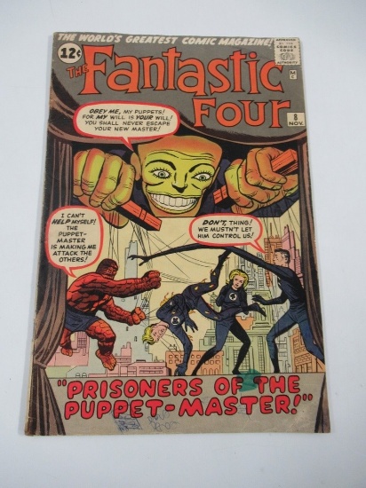 Fantastic Four #8/1st Puppet Master