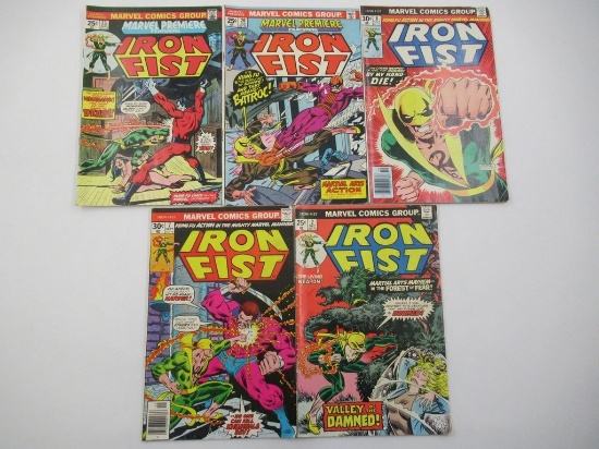 Iron Fist #2/7/8/20/23 (1976)