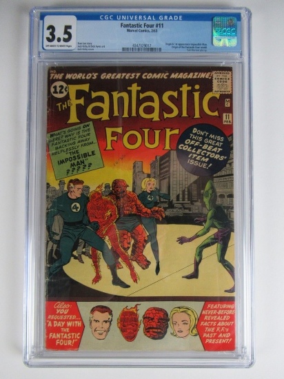 Fantastic Four #11 CGC 3.5 1st Impossible Man