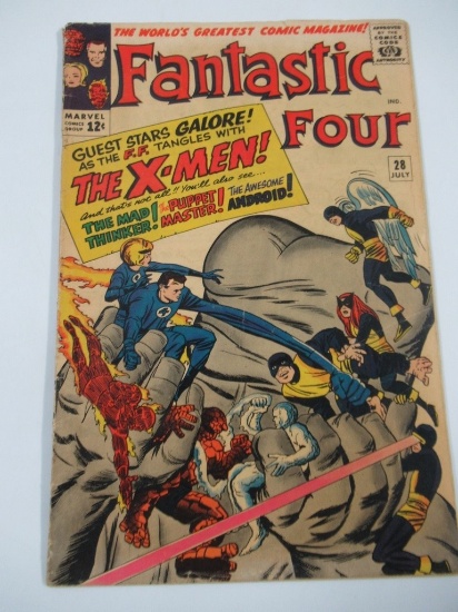 Fantastic Four #28/1st X-Men/FF Crossover