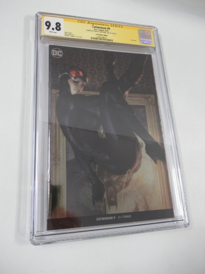 Catwoman #9 CGC SS 9.8/Artgerm Convention Variant