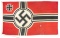 Large WWII German Kriegsmarine Flag