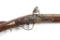 19th C. Kentucky Flintlock Musket W/ Powder Horn