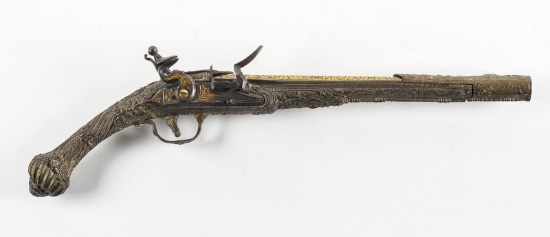 Turkish Ottoman Empire Flintlock Pistol