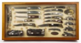 Retro Case Knives Store Counter Display W/ Samples