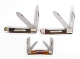 3 Winchester Folding Knives