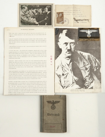 Grouping of NSDAP Memorabilia