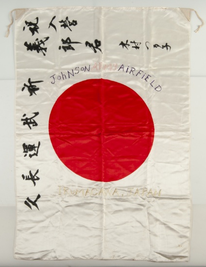 WWII Japanese-Type Flag from the Airfield PX