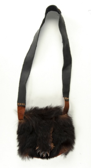 Hand-made Bear Claw Possibles Bag