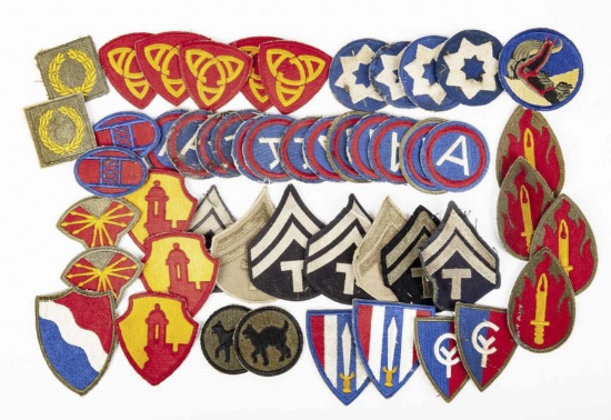 Collection of 50 U.S. Military Patches