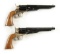 Cased Pair Colt Pistols