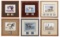 6 Framed First of State Duck Stamps & Prints