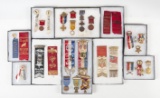 Collection of 30 Militaria Ribbons and Medals