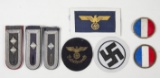 Collection of WWII U.S. and German Patches