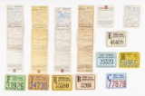 Collection of 8 Vintage PA Hunting Licenses