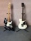 Two electric guitars including Star Caster.