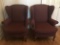 2 Wing Back Arm Chairs