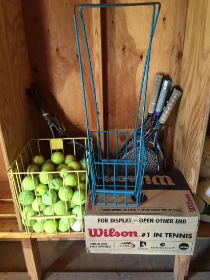 Tennis equipment. Unopened case Wilson tennis
