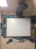 Smart board with smart technologies speaker and