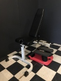 Step counter and Gym bench