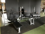 2 Hammer Strength Weight Benches
