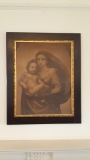 Print of the Madonna & Baby Jesus