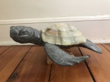 Turtle Sculpture On Stand