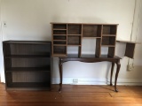 3 Pcs Office Furniture Incl Bookshelf & Table