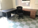 2 Office Desks and 1 Chair