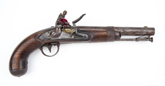 US Model 1836 Flintlock Martial Pistol