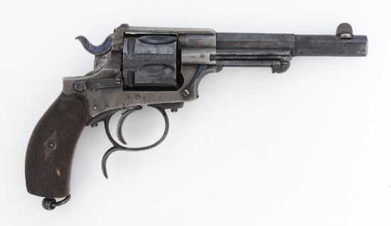 19th Century Belgian Five-Shot .40cal Revolver