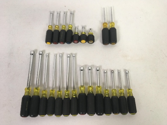 23 Pcs. Klein Tools Inc. Socket Screwdrivers