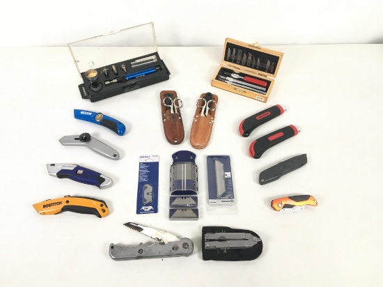 19 Pcs. Assorted Utility Blade Tools