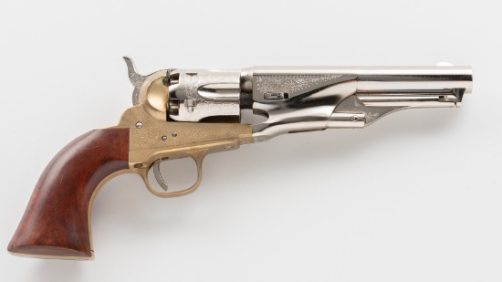 ASM (Italy) Engraved Percussion Revolver, Cal. .36