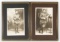 2 Framed Soldier Photographs