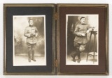 2 Framed Soldier Photographs