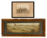 2 Early Military Photographs Incl Silver Gelatin