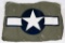 WWII Army Air Corps Plane Wing Piece w/ Marking
