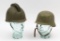 2 Military Helmets Incl War Games