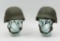 2 German Induyco Munchen B826 Helmets