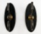 Pr Trench Art Wall Sconces