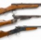 3 Hamilton Boys' Rifles, Models 15, 27, and 43