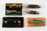 6 Boy & Girl Scouts of America Pocket Knives