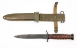 U.S. M3 Fighting Knife with  M8A1 Scabbard