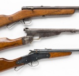 3 Hamilton Boys' Rifles, Models 15, 27, and 43